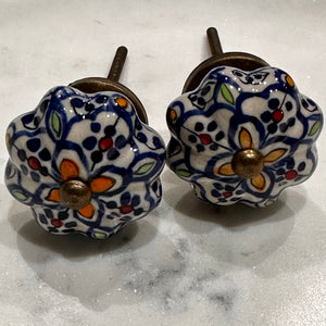 Hand Painted Ceramic Knobs