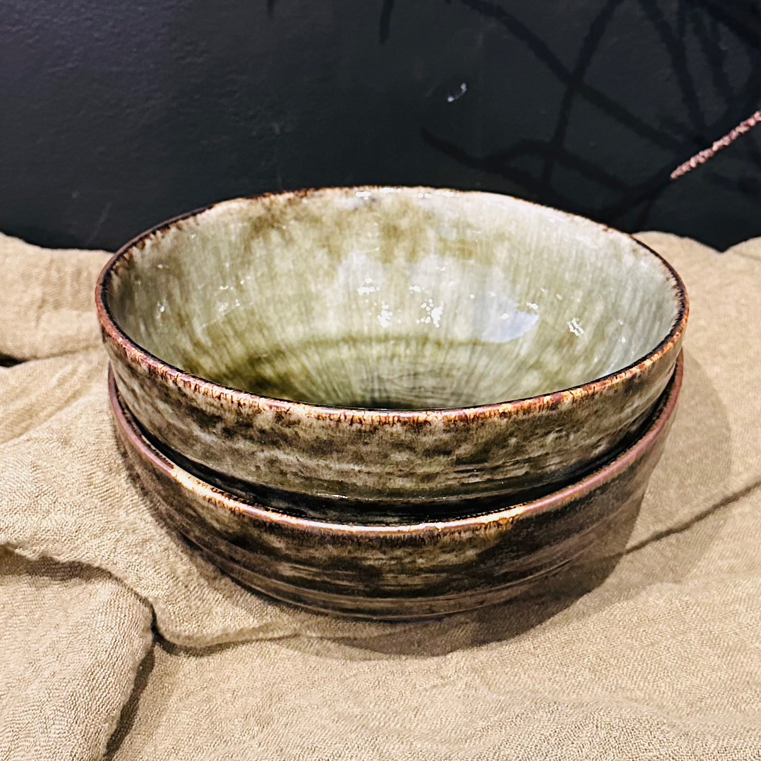 Iroyu Green Large Bowl