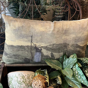 French Linen 'Wash Day'  Cushion