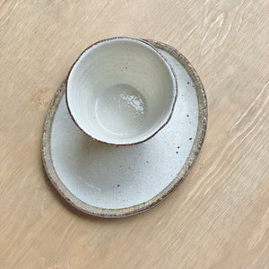 Shirokaratsu Small Oval Plate