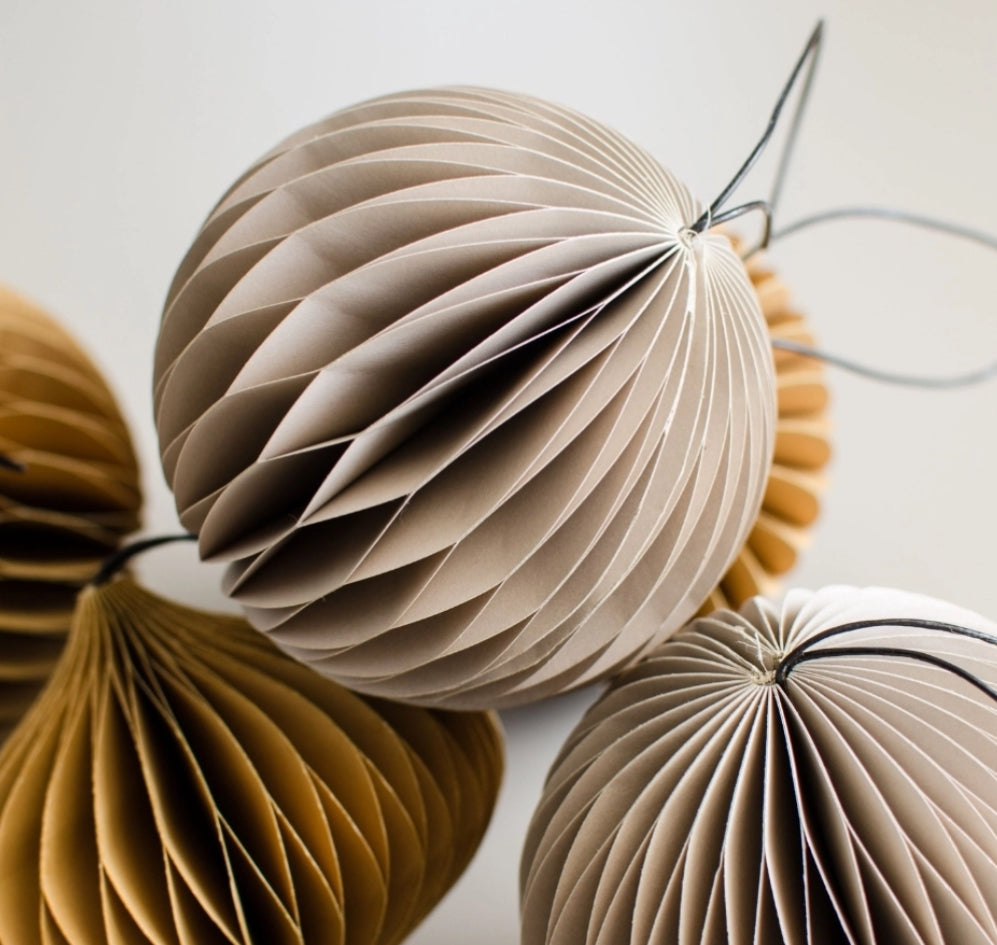 Nordic Sphere Ornament Linen