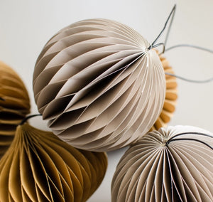 Nordic Sphere Ornament Linen