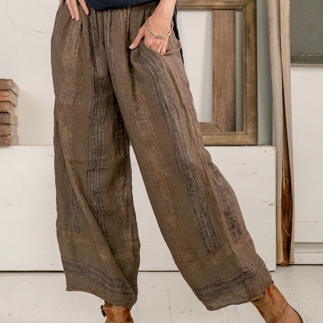 Pantalone Ragu - Riga Rapallo/Fossile