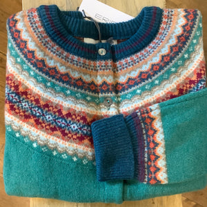 Alpine Short Cardigan Emerald