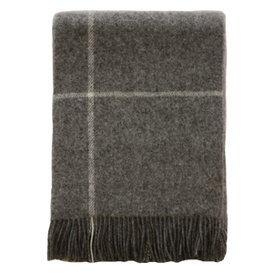 Porter Wool Throw Grey